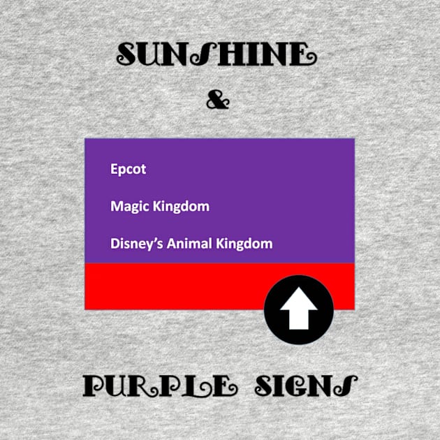 Sunshine & Purple Signs by mmesler